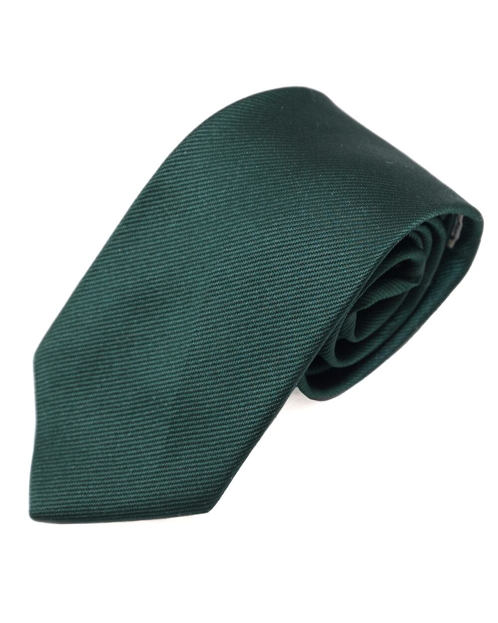 Vintage Hardy James Green 10% Silk 60's 70's Necktie Tie London